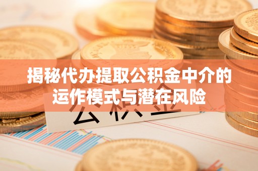 榆阳揭秘代办提取公积金中介的运作模式与潜在风险