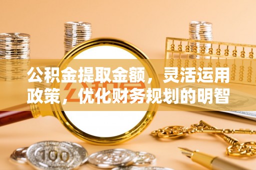 榆阳公积金提取金额，灵活运用政策，优化财务规划的明智选择