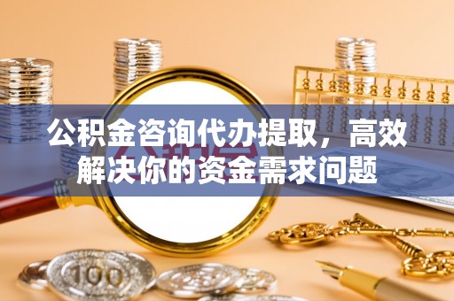 榆阳公积金咨询代办提取，高效解决你的资金需求问题