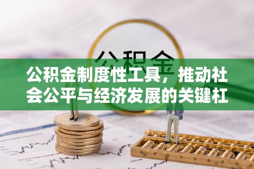 榆阳公积金制度性工具，推动社会公平与经济发展的关键杠杆
