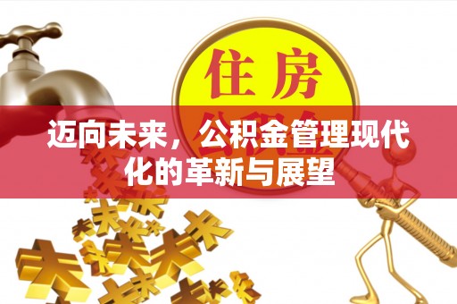 榆阳迈向未来，公积金管理现代化的革新与展望